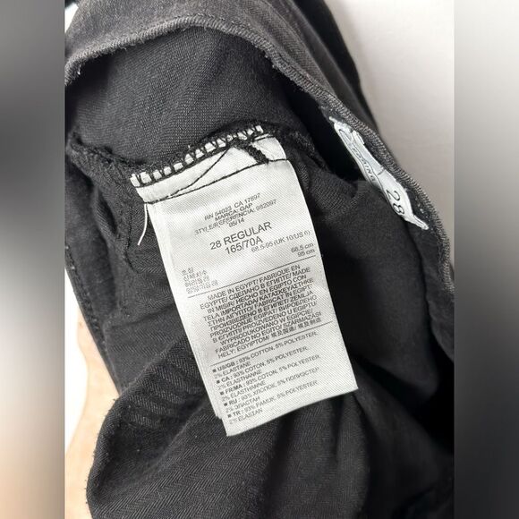 Gap 1969 Legging Jean 28 Regular Black Denim Skinny Winter Comfy Dark Western - Picture 4 of 6